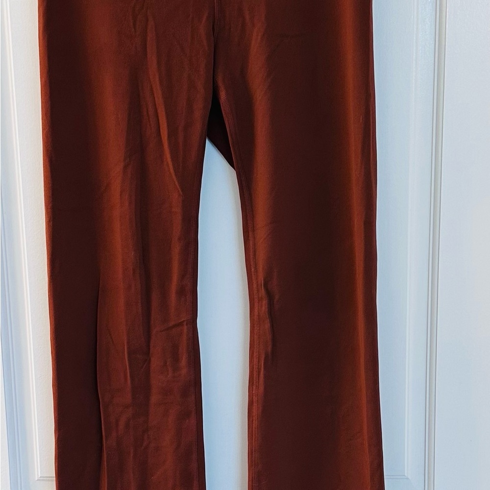 Athleta Elation straight leg Rust Brown Pants